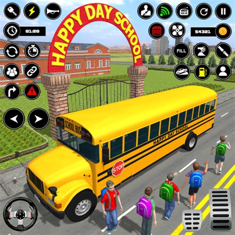 Play School Bus Game Free Online .